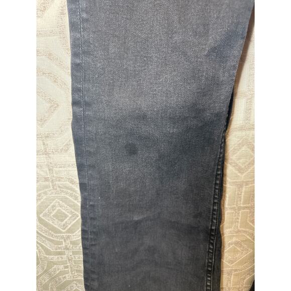 MNG Mango Women’s Flared Black Jeans Size 8 High Rise Stretch Denim Retro Chic - Picture 7 of 7